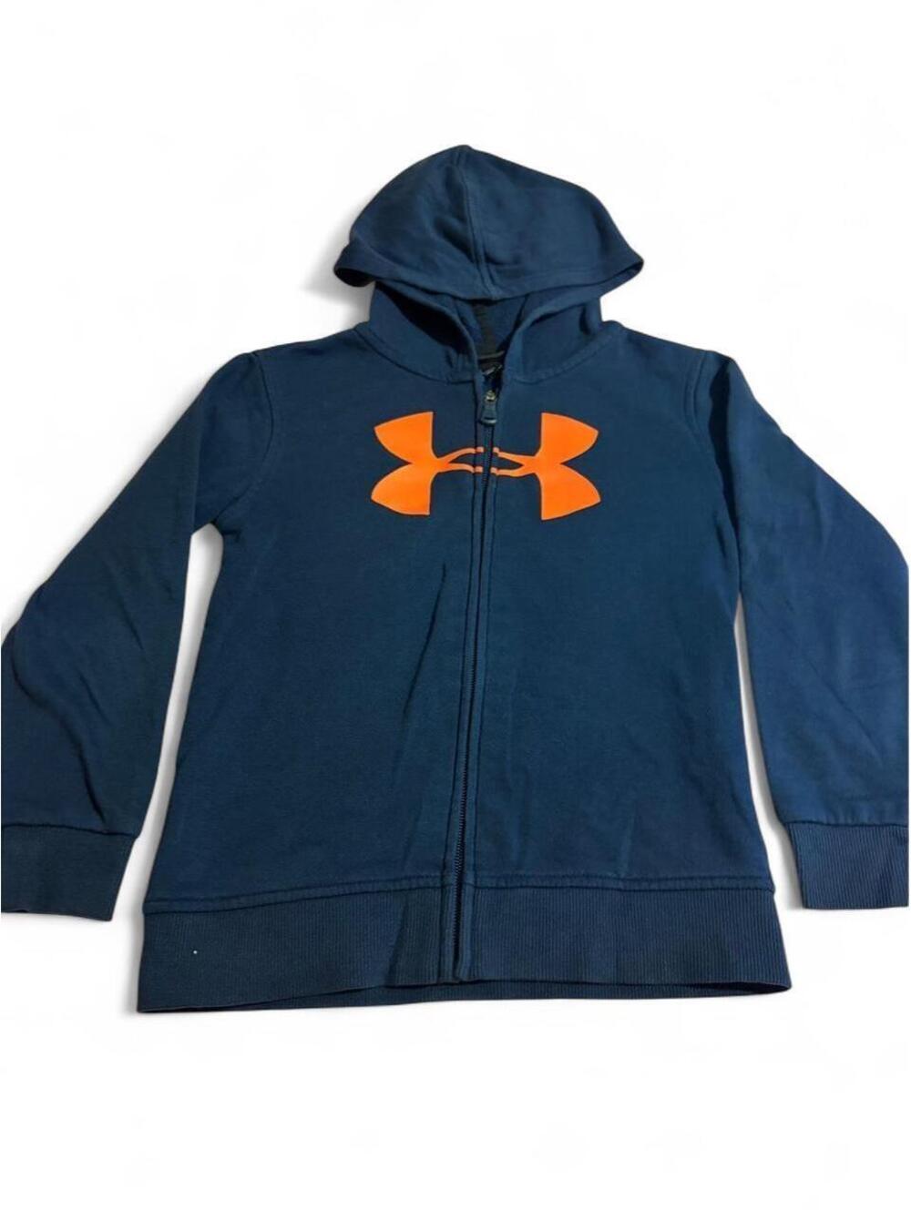 Under Armour Logo Zip Hoodie — Size 6